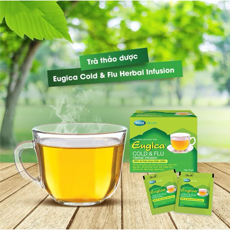 Trà thảo dược Eugica cold & flu Mega herbal infusion