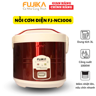 Nồi Cơm Điện 3L FUJIKA FJ-NC3006 Nồi Cơm Điện Đa Năng Dung Tích Siêu Lớn