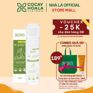Xịt Chống Nắng Body Bơ Nghệ Cỏ Cây Hoa Lá SPF 50+Bảo vệ da toàn diện - Dưỡng da - Dung tích 70ml