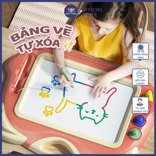 Bảng vẽ tự xóa hulo toys kích thước lớn 35cm nhiều màu sắc, đồ chơi sáng tạo, tập viết, vẽ