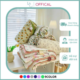 Chăn Hè Cotton Đũi Hàn Quốc ( 2m3x2m )Mềm Siêu Mát Lạnh Mùa Hè