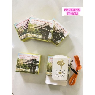 Máy niệm phật mini trắng 5 bài