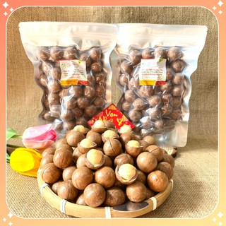 Hạt macca úc nứt vỏ hạt macca size to thơm ngon giòn béo chất lượng trên từng hạt - 250g/500g
