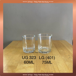 Set 12 Ly Trà Nóng Thủy Tinh Trong Suốt Thái Lan UG-323 / LG-440103 (401)