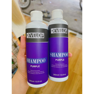 Dầu gội tím khử vàng chai 260ml-500ml