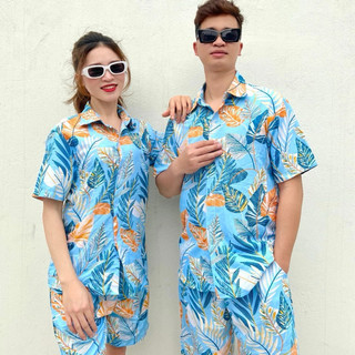 [Giảm 10%]Đồ bộ đi biển ,bộ đi biển , bộ đi biển gia đình, quần áo đi biển, đồng phục đi biển đủ size Trang Tươi Shop