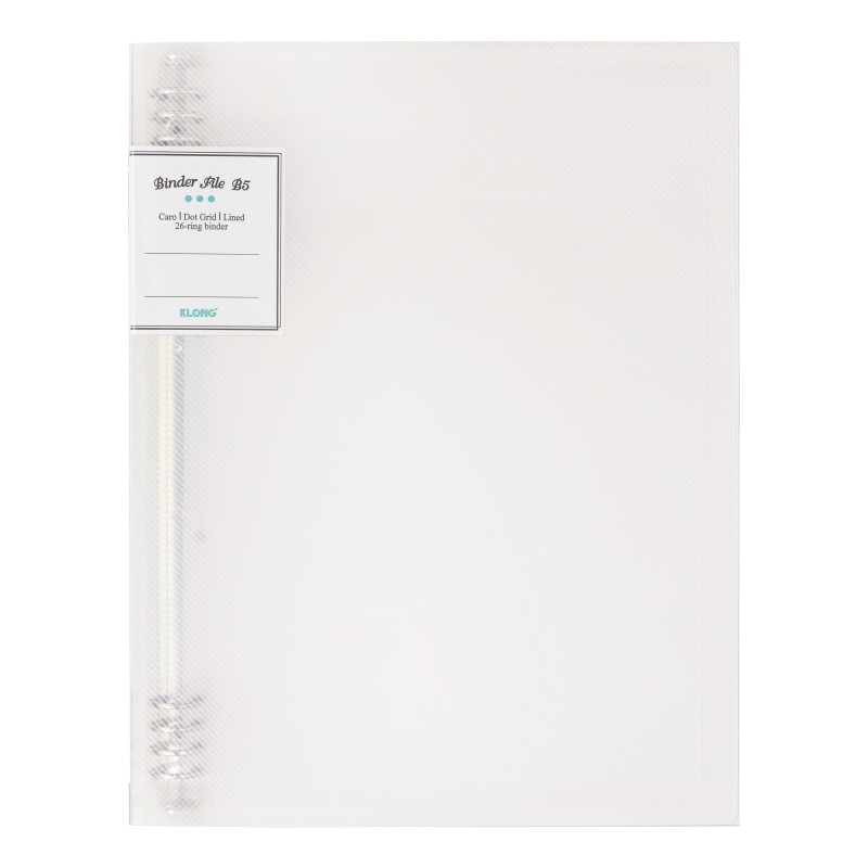 File còng sắt B5 8 chấu MS 549 Klong [SOKLONG], Bìa file thuận tiện thay giấy refill