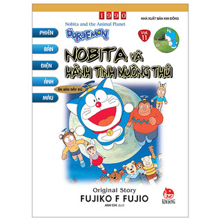 Sách nxb kim đồng - doraemon phiên bản điện ảnh màu: nôbita và hành tinh muôn thú - vol 11