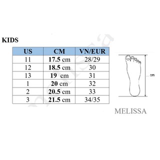 Giày sandal trẻ em MINI MELISSA SPARKLY INF