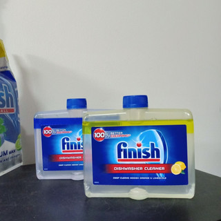 Dung dịch vệ sinh máy rửa bát Finish 250ml, viên vệ sinh Finish, Làm sạch sâu trong máy