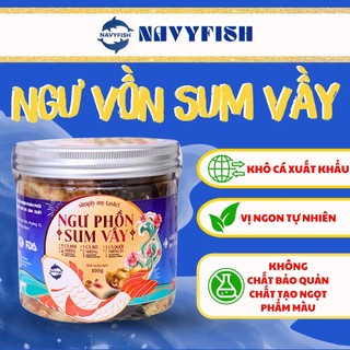 NAVYFISH dạng hũ 100g - Khô cá nướng loại 1 mix 3 loại tẩm vị ăn liền - ăn vặt, mồi nhậu, ăn với cơm