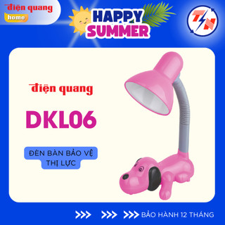 Đèn bàn Điện Quang ĐQ DKL06 B (kiểu con chó, hồng, có bóng)