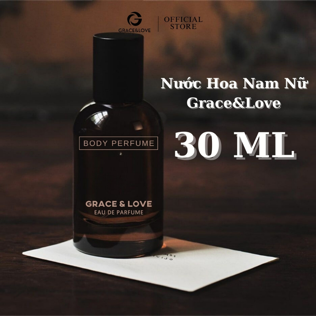 Nước hoa nữ thơm lâu chính hãng Grace And Love 30ml tinh dầu nước hoa thơm lâu nam nữ lưu hương 24h 