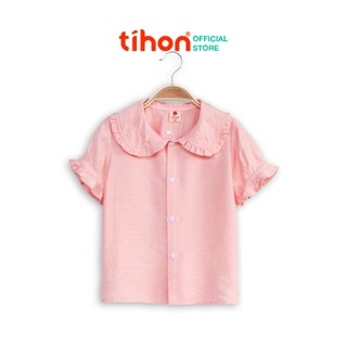 Áo sơ mi cho bé gái TIHON đồ đi học cực yêu cho bé ASM072003