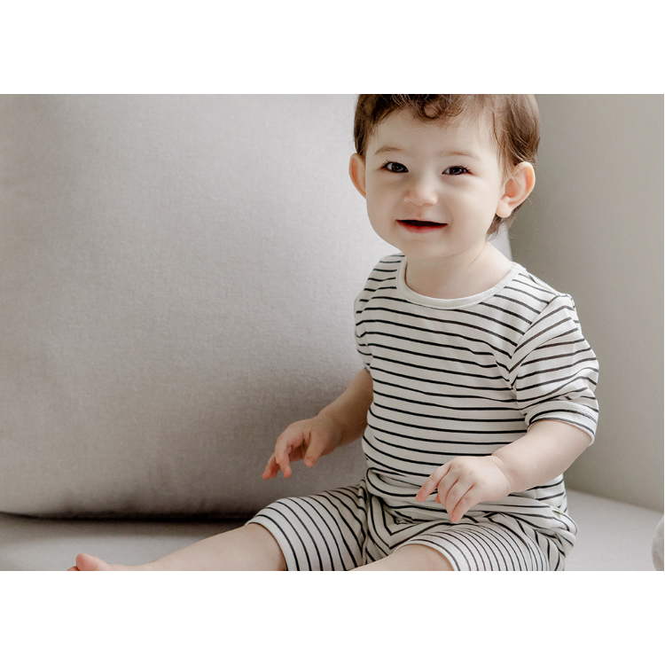 Happy Prince Homewear Kẻ Hàn Quốc cho bé