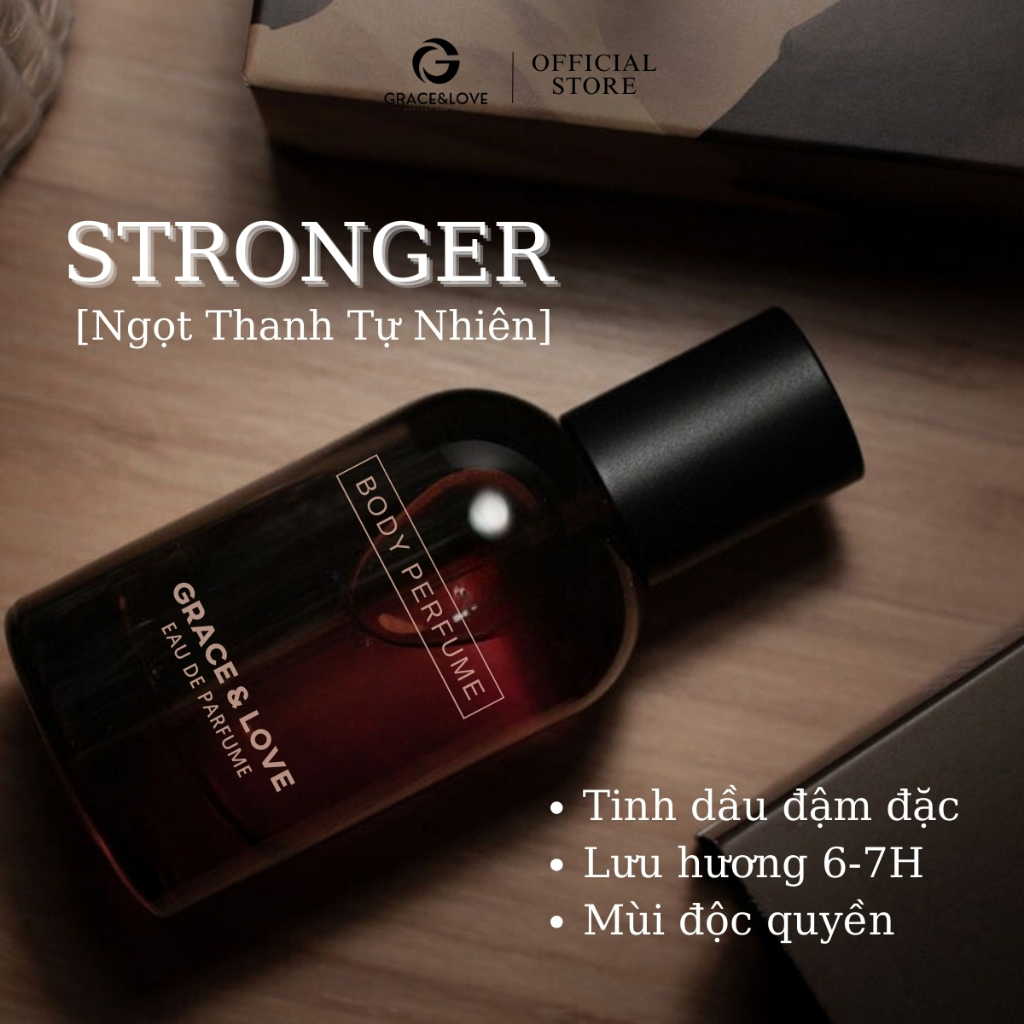 Tinh dầu nước hoa nữ STRONGER Grace And Love thơm lâu - nước hoa nữ thơm lâu chính hãng hương hoa dị