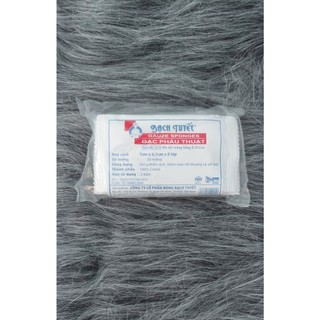 GẠC Y TẾ BẠCH TUYẾT  5X6.5CM 8 LỚP (GÓI 10 CÁI)