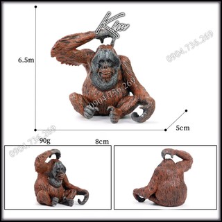 Mô hình động vật con đười ươi Đồ chơi Đồ trưng bày