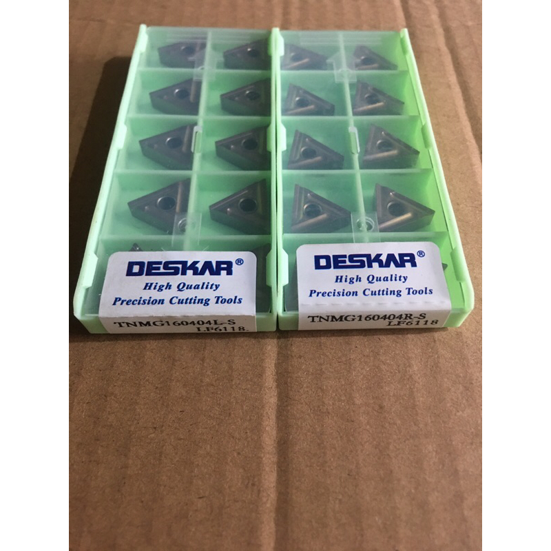 Hộp dao chíp tiện T16 xẻ rãnh phải Deskar TNMG160404R-S - LF6018, TNMG160404R-S - LF6018