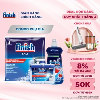 Combo phụ gia (nước bóng + dung dịch vệ sinh máy + muối)