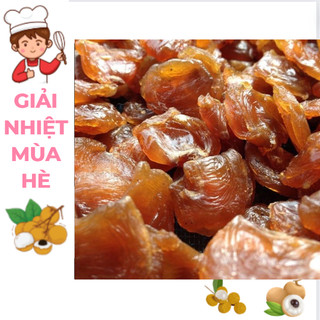Nhãn nhục vàng sấy khô dẻo Hưng Yên nấu chè sâm cánh dày thơm ngon 500g