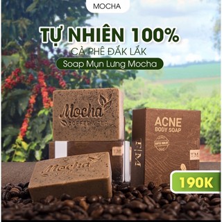 COFFEE SOAP MOCHA - Xà phòng làm sạch mụn, loại bỏ tế bào chết