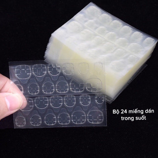Miếng keo dán móng giả bằng silicon, miếng dán nailbox