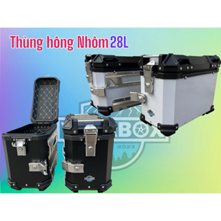 Thùng hông Nhôm Chính Hãng Vetabox 28L (1 cặp) - Size Trung