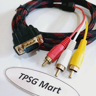 Cáp chuyển VGA ra 3AV (3 AV - 3 RCA - 3 RGB) dài 1.5M