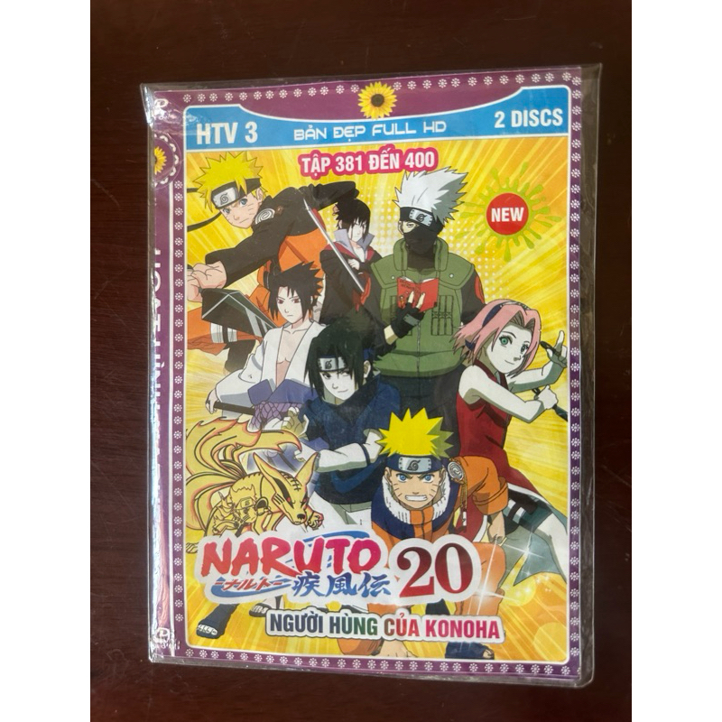 Dvd Phim Hoạt Hình Naruto Phần 20 Trọn Bộ 2 Dvd