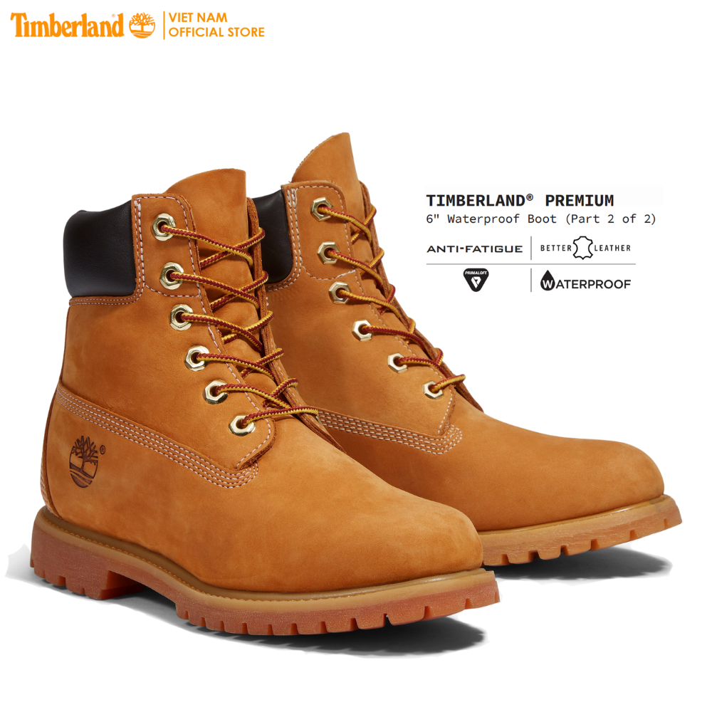[Original] Timberland Giày Boot Cổ Cao Nữ - Women’s Timberland® Premium 6-Inch Waterproof Boot TB010