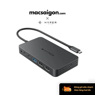 Cổng chuyển Hyperdrive Next Dual 4k HDMI 7-in-1 (2 màn hình) USB-C Hub For Macbook M1/M2/M3 - HD7002GL