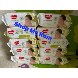 Combo 10 gói khăn ướt huggies 80 tờ/ 72 tờ