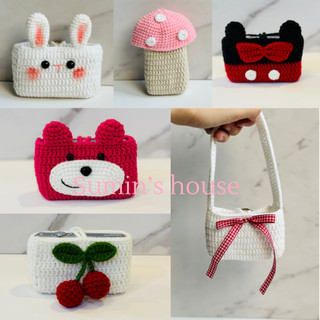 Túi đựng máy ảnh handmade bằng len với nhiều hình ngộ nghĩnh siêu đáng iêu