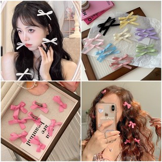 Kẹp tóc cài tóc nơ ruy băng coquette balletcore size 3cm- 9cm quà tặng cho nữ