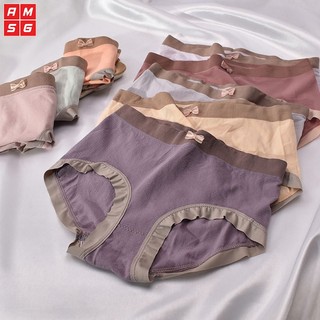 Quần lót nữ thun mát lạnh phối nơ mặc thoáng mát - co giãn 4 chiều - lớp đáy kháng khuẩn