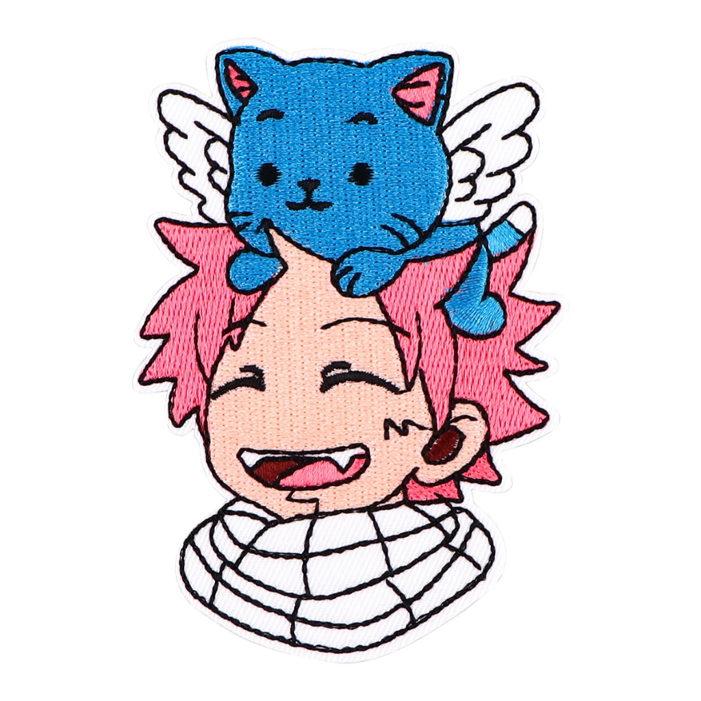 patch ủi nhiệt thêu logo anime bé mèo dễ thương - Miếng dán trang trí quần áo N92