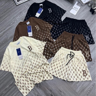 Bộ chữ B in full Form Rộng Unisex Oversize - Bảo Ngọc Boutique