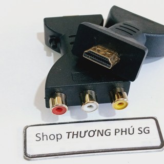 Đầu HDMI ra 3 AV (Cái) / Đoạn ngắn (Chuẩn 3AV - 3RGB - 3RCA (Tín hiệu Analog)