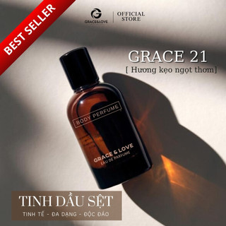 Nước hoa nữ thơm lâu GRACE 21 Grace&Love dầu thơm nước hoa cho nam nữ tinh dầu chính hãng ngọt ngào quyến rũ