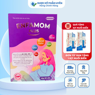 Viên uống bổ bầu tổng hợp 💟𝗙𝗿𝗲𝗲𝘀𝗵𝗶𝗽💟 Vitamin tổng hợp bầu ENFAMOM hạt óc chó, viatmin và khoáng chất