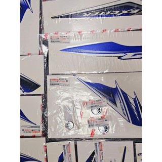 Tem exciter 2010 xanh đen chính hãng yamaha đầy đủ các đời chính hãng và tem 3 lớp.