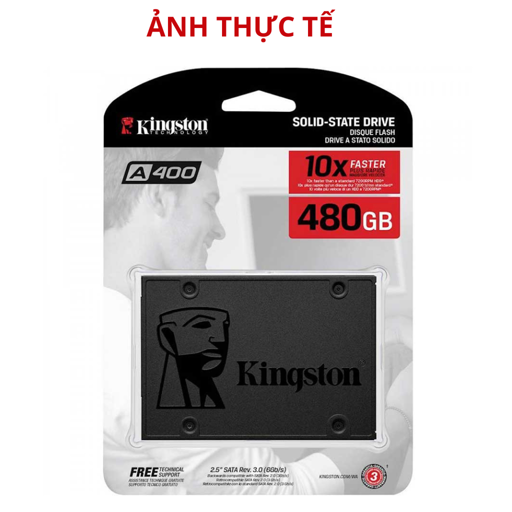 Ổ cứng SSD Kingston 480GB ,SSD 480 SATA 3 6.0 Gb/s ,ổ cứng Kingston 2.5 SA400S37/480gb chính hãng bảo hành 1 năm đổi mới | BigBuy360 - bigbuy360.vn