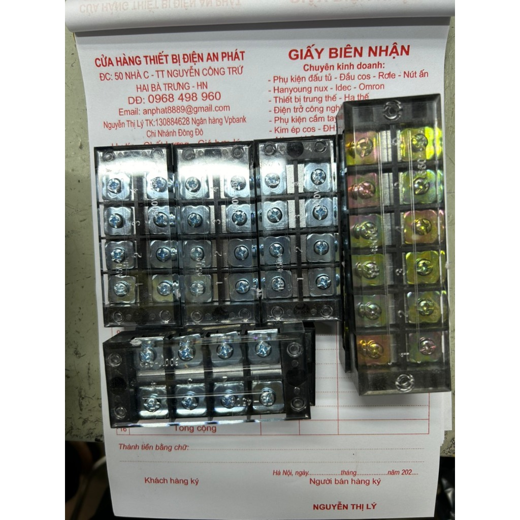 Cầu đấu điện 45A 04P - 06P - 12P