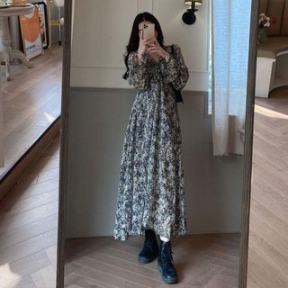 [♥️Sẵn♥️] Váy Hoa Nhí Dáng Dài Nữ