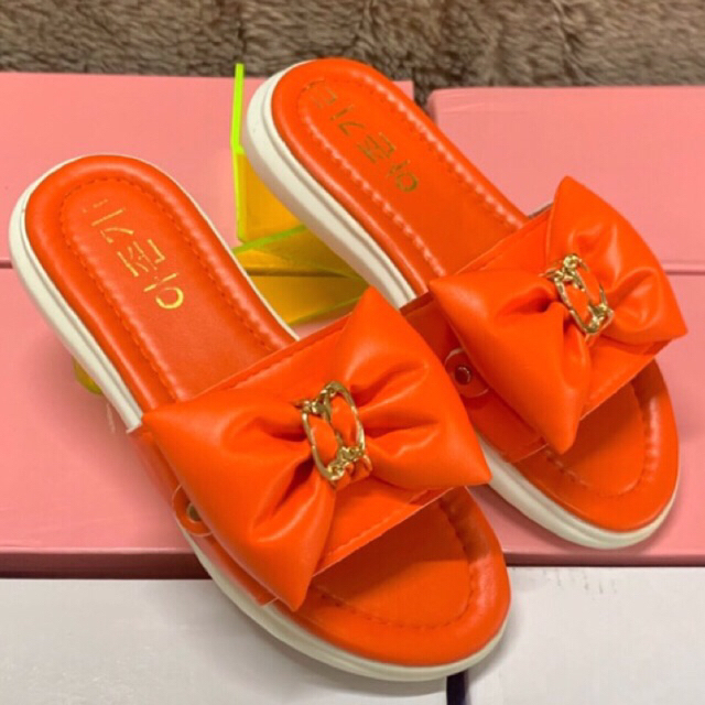 TR72F- Dép bánh mì nơ phồng size 27-34