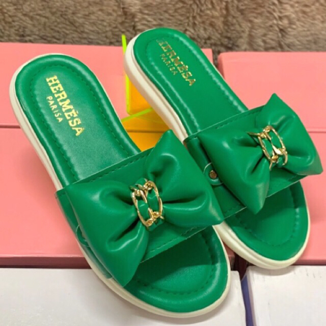 TR72F- Dép bánh mì nơ phồng size 27-34