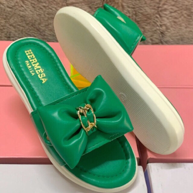 TR72F- Dép bánh mì nơ phồng size 27-34