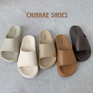 Dép lê quai ngang mẫu mới chống mùi siêu nhẹ nam nữ Eva chống thấm nước đế dày tăng chiều cao nhiều màu sắc trẻ trung