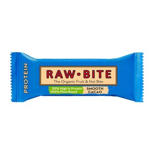 Thanh Dinh Dưỡng Hữu Cơ RawBite Protein Smooth Cacao - Nhập Khẩu Đan Mạch